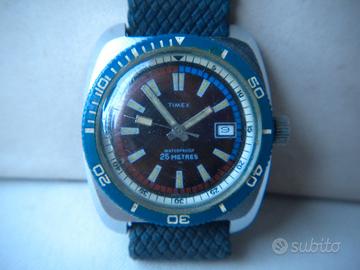 Timex Diver anni 70 mm36 carica manuale Marlin cal
