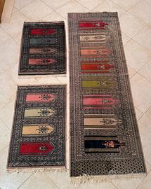 ribasso tappeti orientali set 3 pezzi