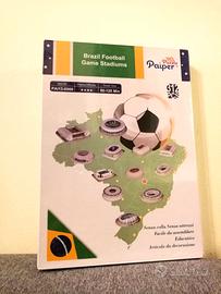 Brazil Football Game Stadium - 3D Puzzle Paiper