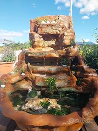 fontana con ricircolo acqua 