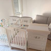 Lettino Foppapedretti + Fasciatoio con Bagnetto