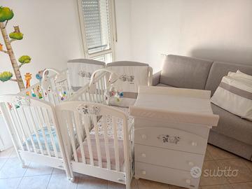 Lettino Foppapedretti + Fasciatoio con Bagnetto