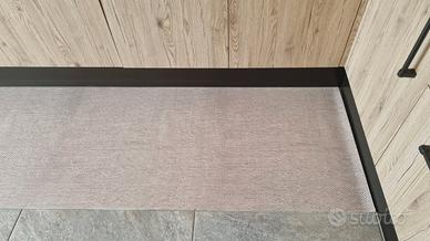 Tappeto pvc beige 250 cm x 60 cm