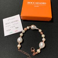Bracciale Boccadamo argento 925 placcato oro rosa