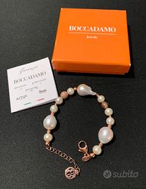 Bracciale Boccadamo argento 925 placcato oro rosa