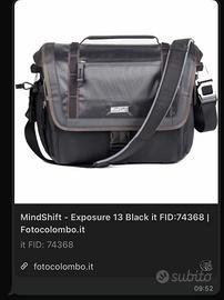 Borsa macchina fotografica a tracolla