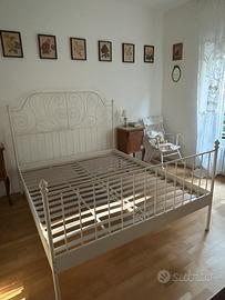 Letto matrimoniale ferro battuto stile shabby