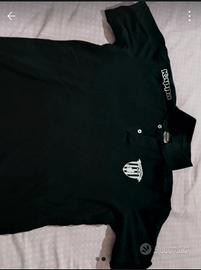 Polo uomo nera Kappa del Benevento calcio 