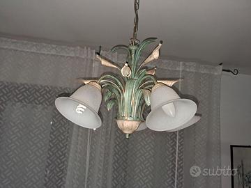 Lampadari in ferro battuto