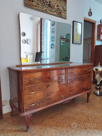 Camera letto Vintage anni '40/'50 Radica di Noce