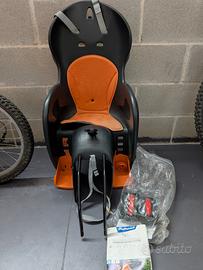 seggiolino bici posteriore  con 2 supporti