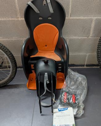 seggiolino bici posteriore  con 2 supporti