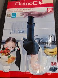 macchina gelato con frutta 