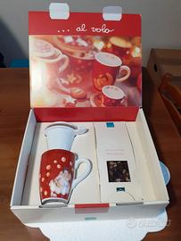 Set Caffè THUN Al Volo Tazza Lattiera Natale Scato