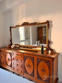 Set soggiorno con Credenza e specchio