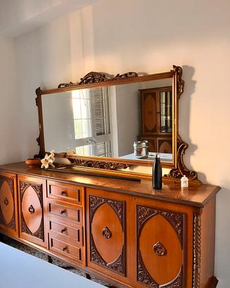 Set soggiorno con Credenza e specchio