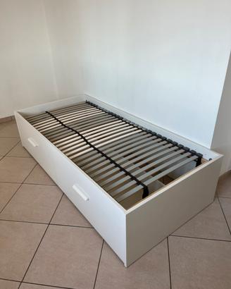 Struttura letto singolo con cassetti BRIMNES ikea