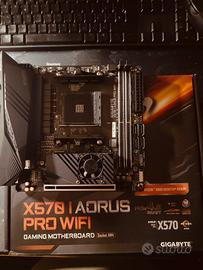 Scheda madre itx Gigabyte Aorus pro wifi x570