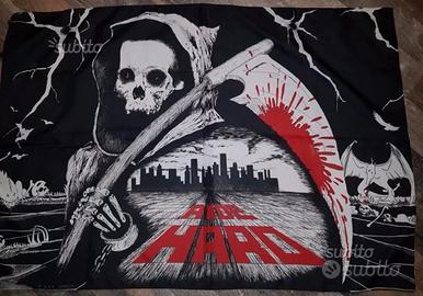 Bandiera Metal Ride Hard Flag Vintage