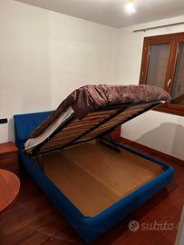 Letto matrimoniale  contenitore imbottito Padova