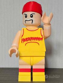HULK HOGAN - stile lego - stampa in 3d
