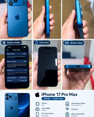 used iPhone 17 Pro Max — 256GB 