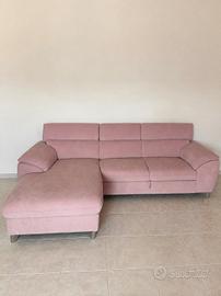 Divano letto rosa