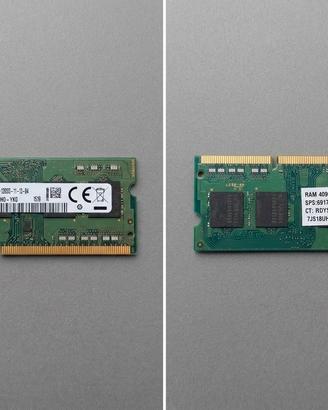 Banco di RAM Samsung 4Gb PC3L 12800S
