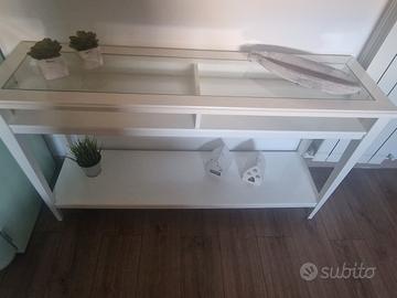 Consolle in legno bianca