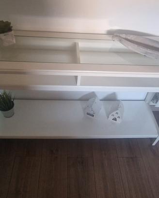 Consolle in legno bianca