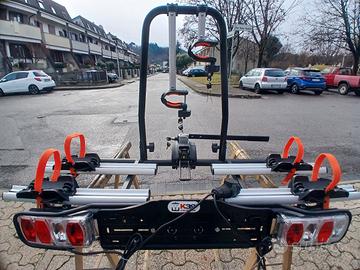 porta bici da gancio taino ,2 bici MTB E BIKE recl