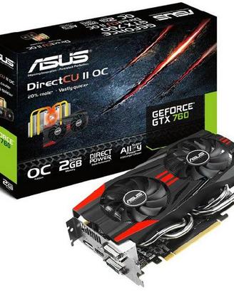 Scheda Video ASUS GTX 760 2GB 256Bit GDDR5 Geforce
