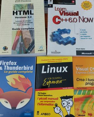 libri informatici vari