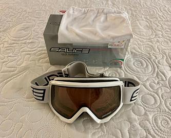 Maschera da Sci Unisex SALICE 608 DACRX Bianca