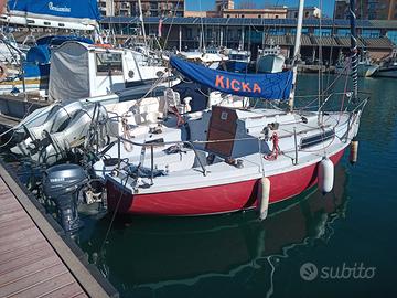 Barca a vela a Civitavecchia