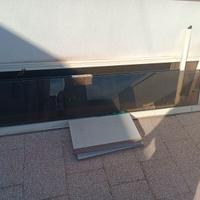 Box doccia in cristallo nero opaco 70x90