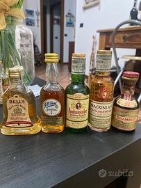 Set 5 mignon liquori per collezionisti