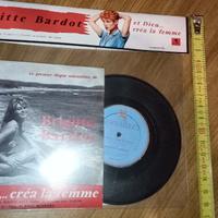 Brigitte bardot gadget 45 giri vinile anni2000