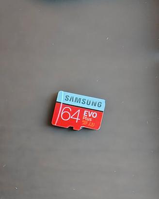 micro SD Samsung evo plus 64GB