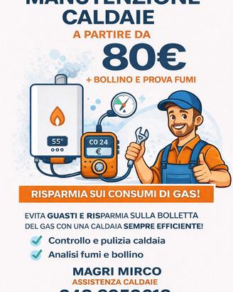 Manutenzione caldaia multimarca