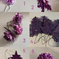 Natale viola/argento