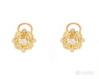 Orecchini con diamanti Ct 1,16