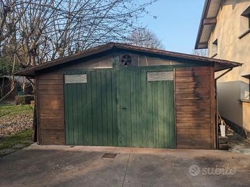 Casetta garage in legno