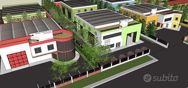 Capannone di 318 mq con piazzale esclusivo