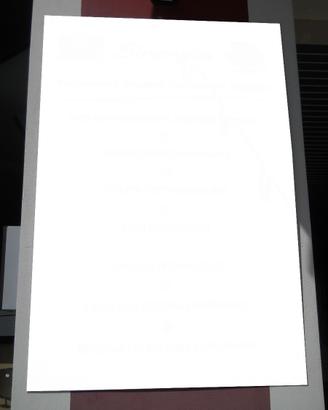 Insegna pubblicitaria da esterno 120x80