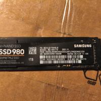 SSD NVme da 1 tb samsung 980 m2