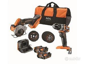 SET AEG PRO Li BSB18SBL+BMMS18SBL 18V LI