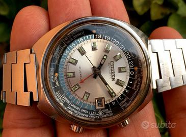Raro Citizen Worldtimer Gmt 68-0516 Automatic 70’S