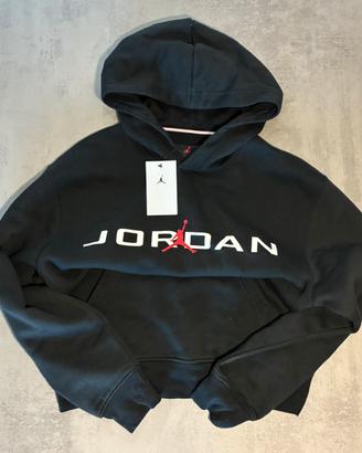Felpa con cappuccio Nike jordan nera-ORIGINALE