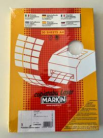 Etichette autoadesive Markin 50 fogli